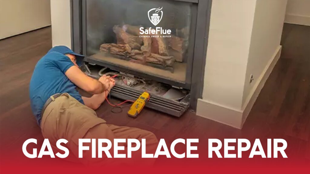 Gas fireplace service and testing by Safe Flue Chimney Sweep And Repair