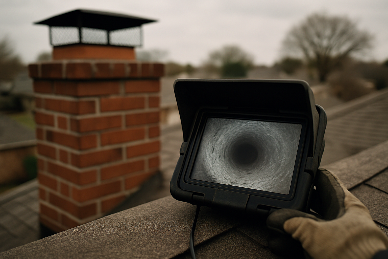 Illustrates the Level 2 camera inspection technology referenced in the surrounding copy, lending credibility to the 'str